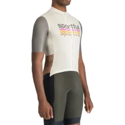 Sportful Supergiara 2 Logo Korte mouwen shirt heren - 105 Cream