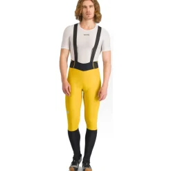 Sportful Supergiara Fietsbroek met Bretels Heren - 703 Amber Stone Black