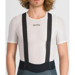 Sportful Supergiara Fietsbroek met Bretels Heren - 317 Deep Green Black