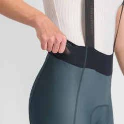 Sportful Supergiara Fietsbroek met Bretels Heren - 317 Deep Green Black