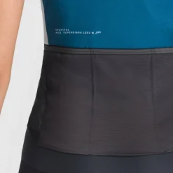 Sportful Supergiara Logo Fietstrui Dames - 415 Teal Blue/Lichen Green
