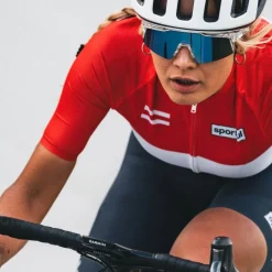 Sportful Supernova Heritage Shirt Dames - 456 Heritage Blue White Red Cyano