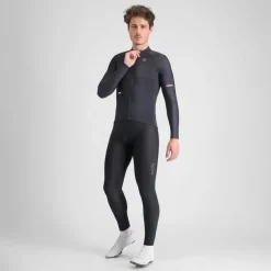 Sportful Supernova Thermal Fietstrui met lange mouwen Heren - 002 Zwart