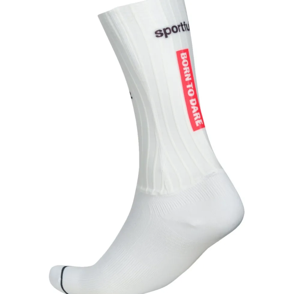 Sportful Team Tudor Fluid Sokken Heren - 101 White