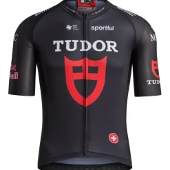 Sportful Team Tudor Starlight R Korte mouwen shirt heren - 002 Black
