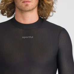 Sportful Winter Layer Hemd met Lange Mouwen Heren - 002 Zwart