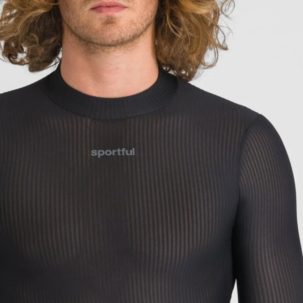 Sportful Winter Layer Hemd met Lange Mouwen Heren - 002 Zwart