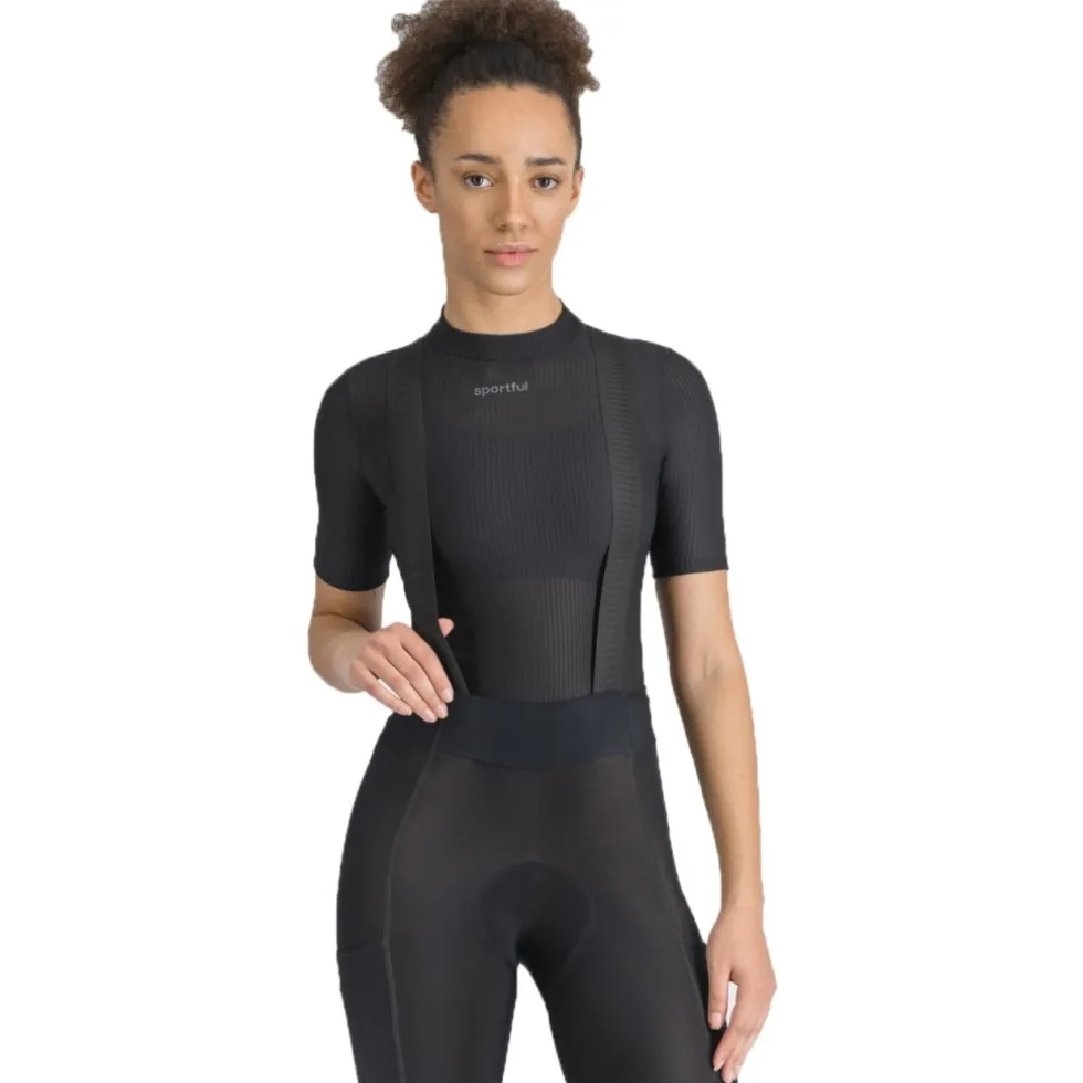 Sportful Winter onderhemd met korte mouwen voor dames - 002 Black
