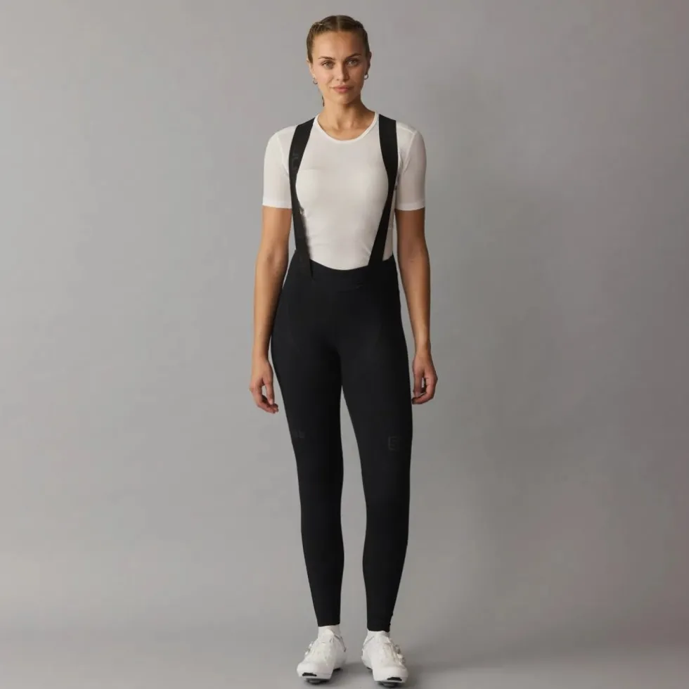 SQlab ONE12 Dames Fietsbroek met Bretels - Zwart