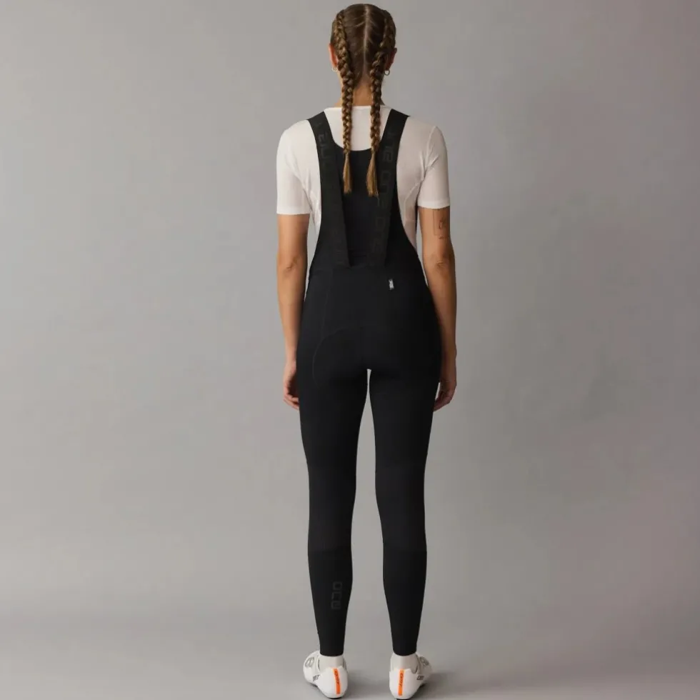 SQlab ONE12 Dames Fietsbroek met Bretels - Zwart