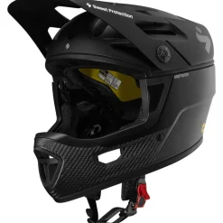 SWEET Protection Arbitrator MIPS Helm - Matte Black/Natural Carbon