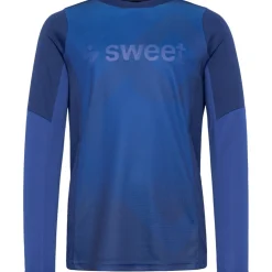 SWEET Protection Hunter II Trail Fietsshirt met Lange Mouwen Kinderen - Blue Depths