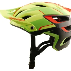 Troy Lee Designs A3 MIPS Helm - Lines Glo Yellow
