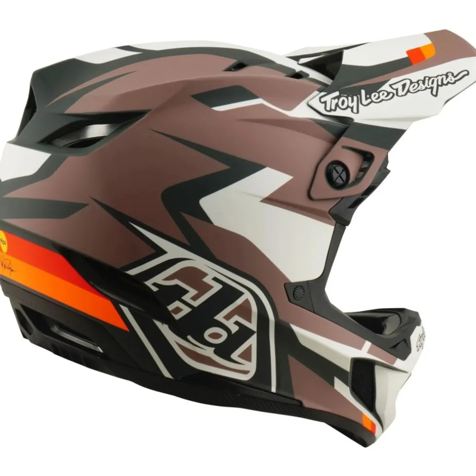 Troy Lee Designs D4 Polyacrylite MIPS Helm - Roamer Clay
