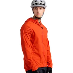 Troy Lee Designs Drift Windbreaker Jas Heren - Mono Fire Orange