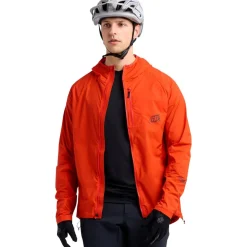 Troy Lee Designs Drift Windbreaker Jas Heren - Mono Fire Orange