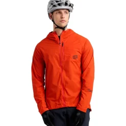 Troy Lee Designs Drift Windbreaker Jas Heren - Mono Fire Orange