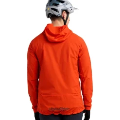 Troy Lee Designs Drift Windbreaker Jas Heren - Mono Fire Orange