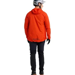 Troy Lee Designs Drift Windbreaker Jas Heren - Mono Fire Orange