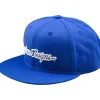 Troy Lee Designs Flat Bill Snapback Pet - Signature Blue