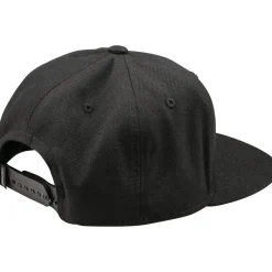 Troy Lee Designs Flat Bill Snapback Pet - Scholar Black