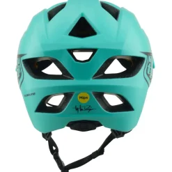 Troy Lee Designs Flowline MIPS Helm Kinderen - Point Charcoal/Real Teal