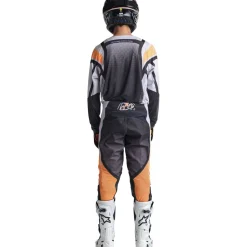 Troy Lee Designs GP Pro Air Fietsshirt met Lange Mouwen Heren - Bands Gray/Neo Orange
