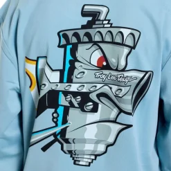 Troy Lee Designs Ruckus Ride Fietsshirt met Lange Mouwen Kinderen - Carbs Dawn Blue