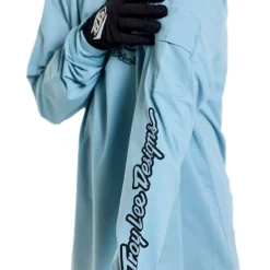Troy Lee Designs Ruckus Ride Fietsshirt met Lange Mouwen Kinderen - Carbs Dawn Blue