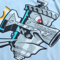 Troy Lee Designs Ruckus Ride Fietsshirt met Lange Mouwen Kinderen - Carbs Dawn Blue