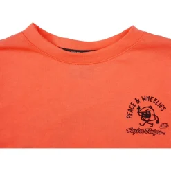 Troy Lee Designs Skyline Ride Fietsshirt met Lange Mouwen Kinderen - Peace & Wheelies Melon