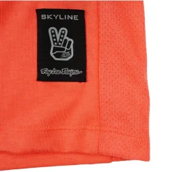 Troy Lee Designs Skyline Ride Fietsshirt met Lange Mouwen Kinderen - Peace & Wheelies Melon