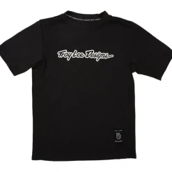 Troy Lee Designs Skyline Ride Fietsshirt met Korte Mouwen Kinderen - Signature Black