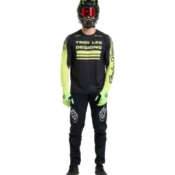 Troy Lee Designs Sprint Fietsshirt met Lange Mouwen Heren - Segment Black