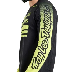Troy Lee Designs Sprint Fietsshirt met Lange Mouwen Heren - Segment Black