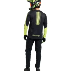 Troy Lee Designs Sprint Fietsshirt met Lange Mouwen Heren - Segment Black