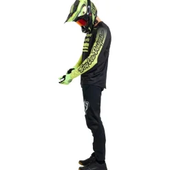 Troy Lee Designs Sprint Fietsshirt met Lange Mouwen Heren - Segment Black