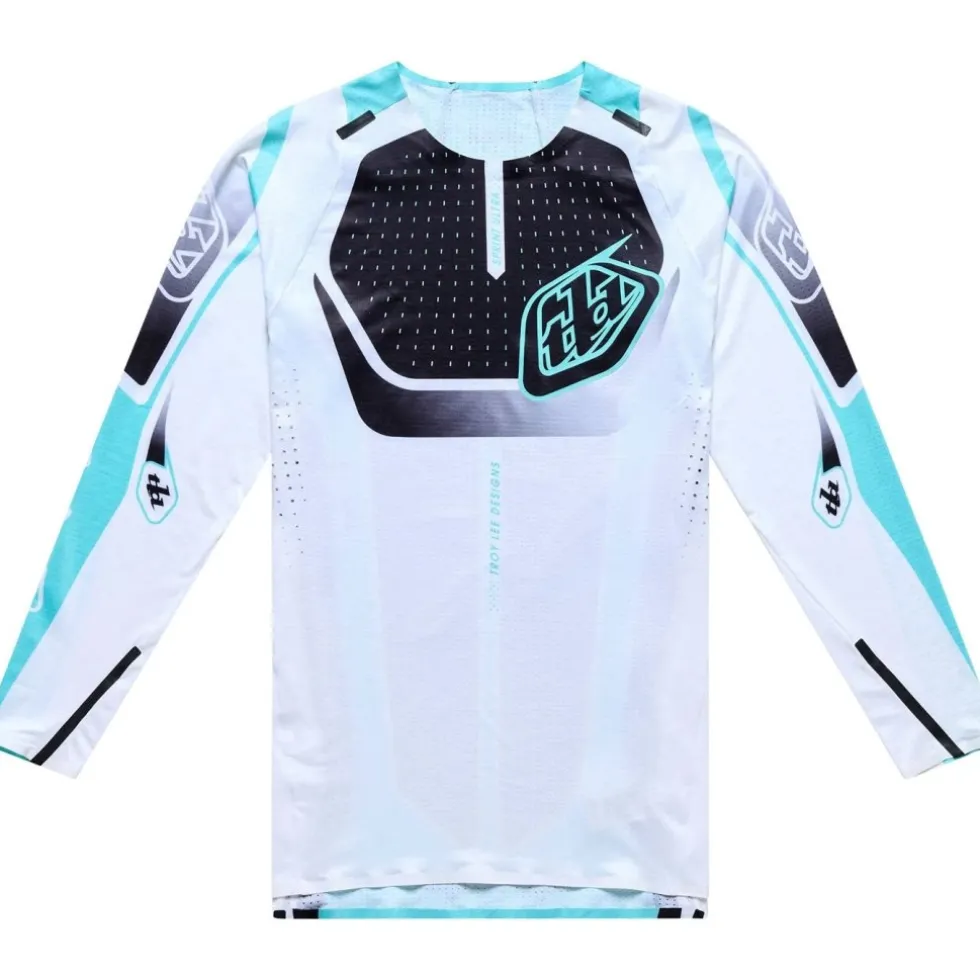 Troy Lee Designs Sprint Ultra Fietsshirt met Lange Mouwen Heren - Proton White