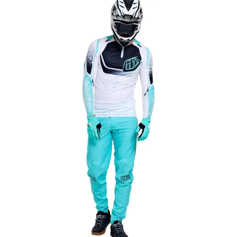 Troy Lee Designs Sprint Ultra Fietsshirt met Lange Mouwen Heren - Proton White