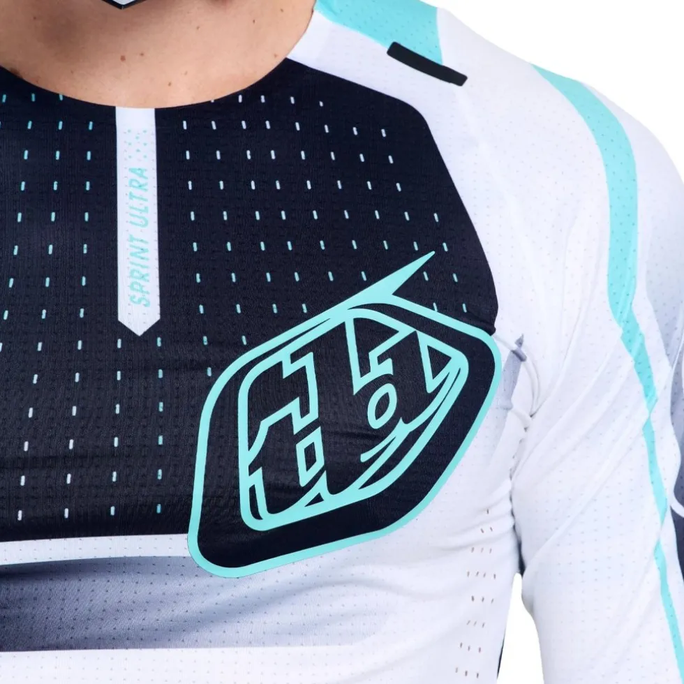 Troy Lee Designs Sprint Ultra Fietsshirt met Lange Mouwen Heren - Proton White