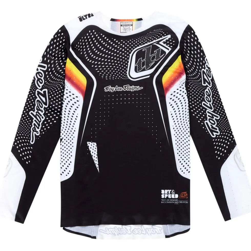 Troy Lee Designs Sprint Ultra Fietsshirt met Lange Mouwen Heren - Optic Black