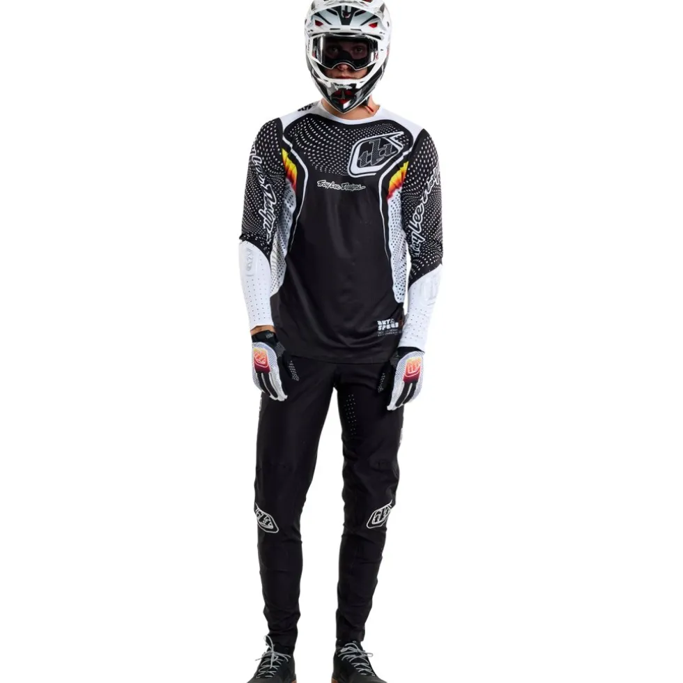 Troy Lee Designs Sprint Ultra Fietsshirt met Lange Mouwen Heren - Optic Black