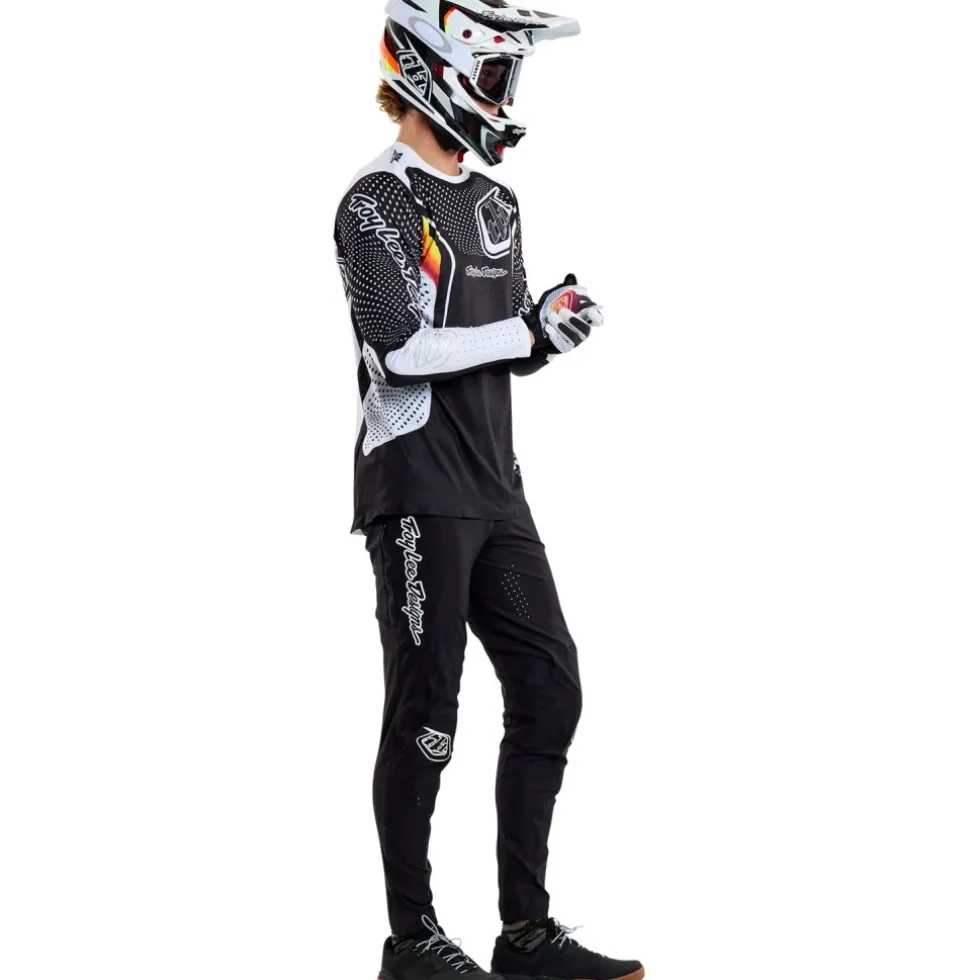 Troy Lee Designs Sprint Ultra Fietsshirt met Lange Mouwen Heren - Optic Black