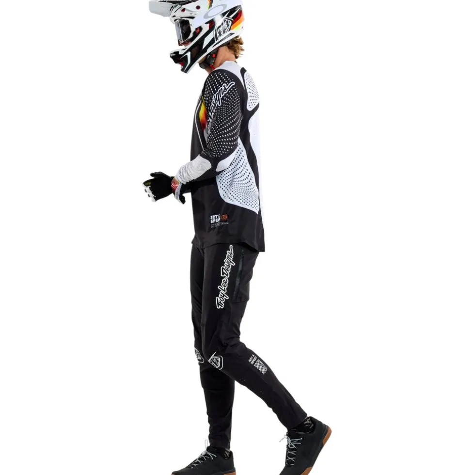 Troy Lee Designs Sprint Ultra Fietsshirt met Lange Mouwen Heren - Optic Black