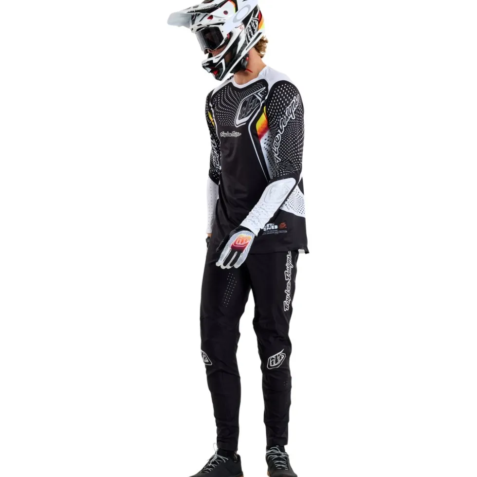 Troy Lee Designs Sprint Ultra Fietsshirt met Lange Mouwen Heren - Optic Black