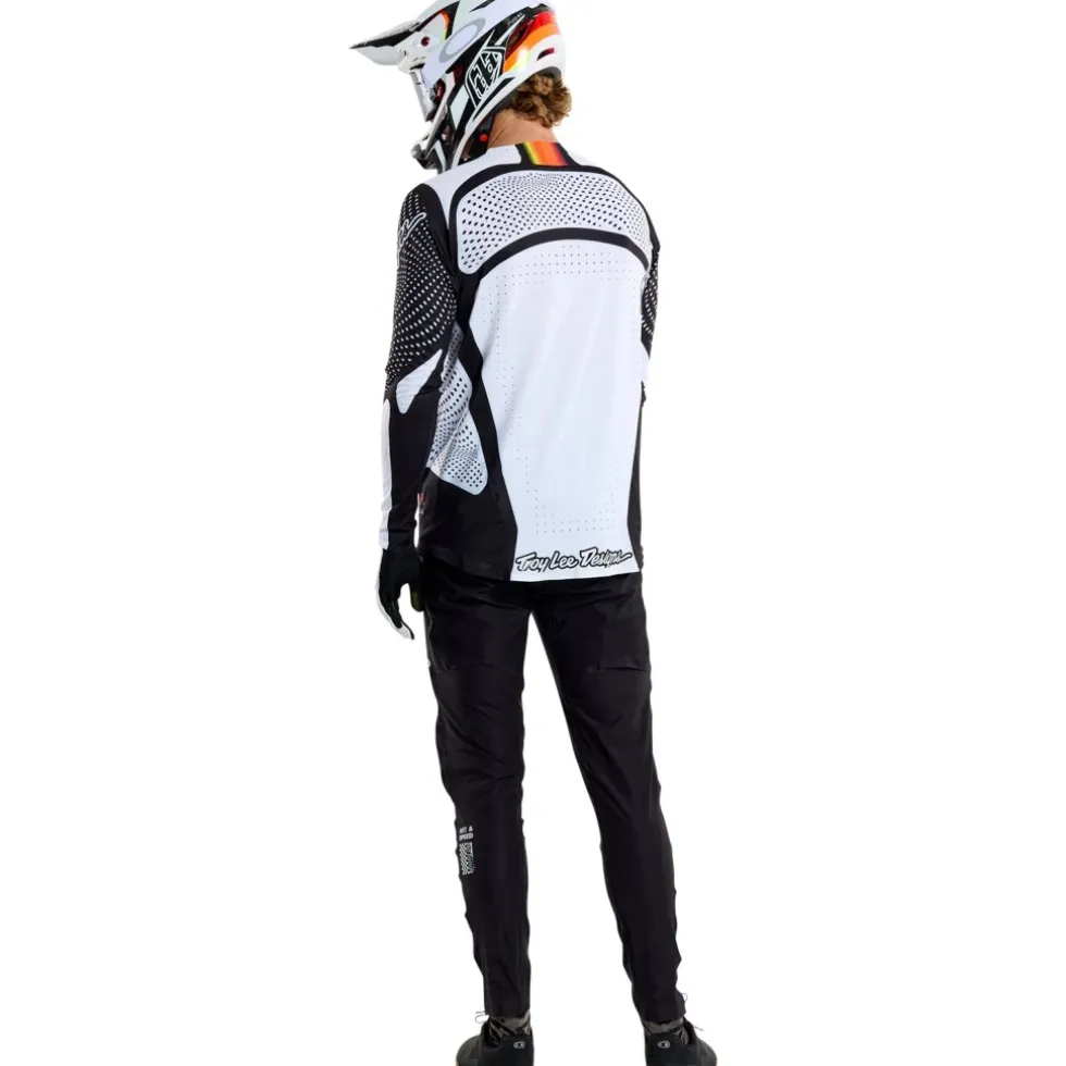 Troy Lee Designs Sprint Ultra Fietsshirt met Lange Mouwen Heren - Optic Black