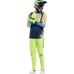 Troy Lee Designs Sprint Ultra Fietsshirt met Lange Mouwen Heren - Drip Glo Yellow