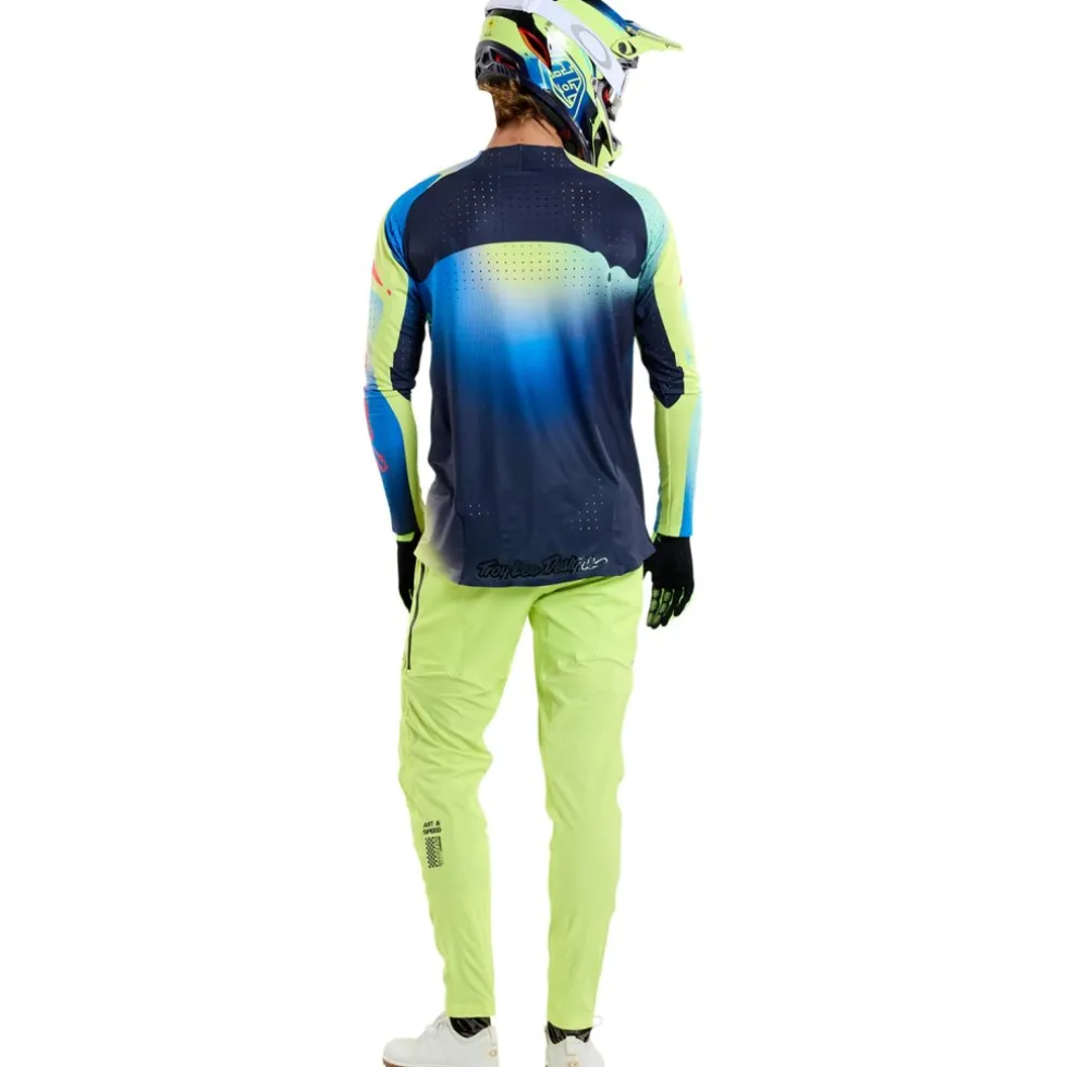 Troy Lee Designs Sprint Ultra Fietsshirt met Lange Mouwen Heren - Drip Glo Yellow