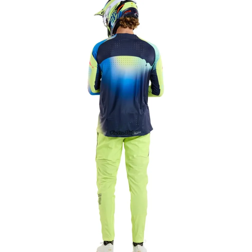 Troy Lee Designs Sprint Ultra Fietsshirt met Lange Mouwen Heren - Drip Glo Yellow