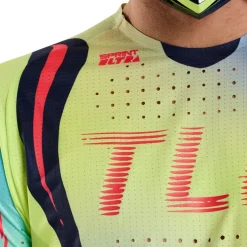 Troy Lee Designs Sprint Ultra Fietsshirt met Lange Mouwen Heren - Drip Glo Yellow